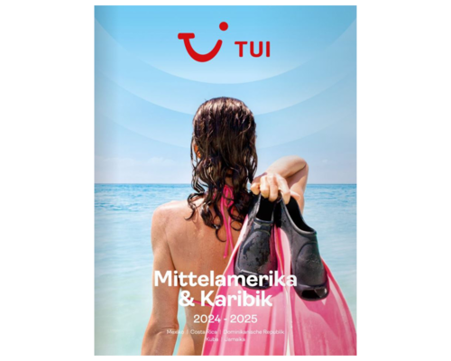 Titelbild eines Katalogs von "TUI"