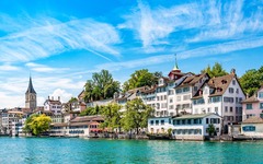Panoramafoto von Zürich