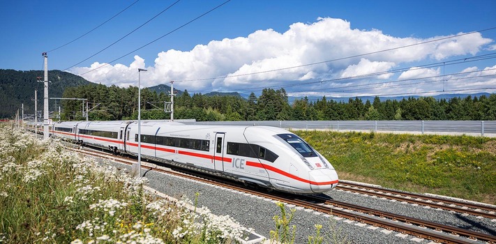 Der neue ICE auf der Koralmbahn