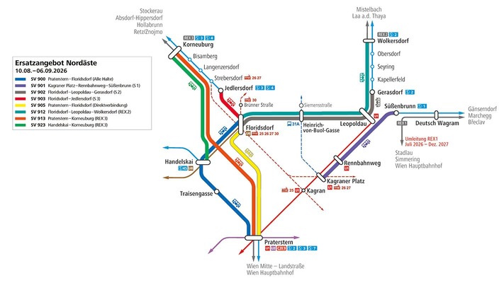 Vorschaugrafik der Sperren im August