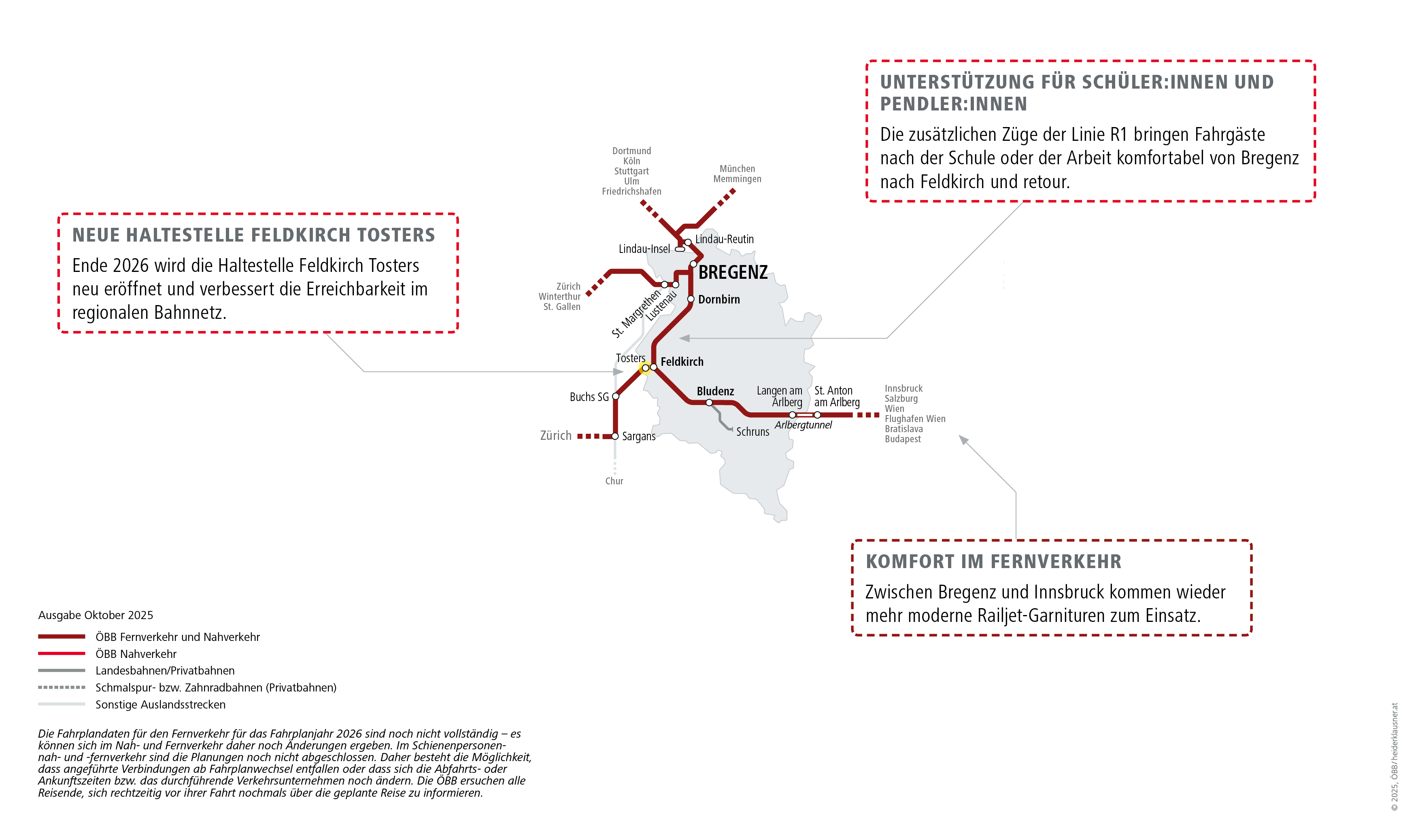 Karte zum Fahrplanwechsel 2025/2026
