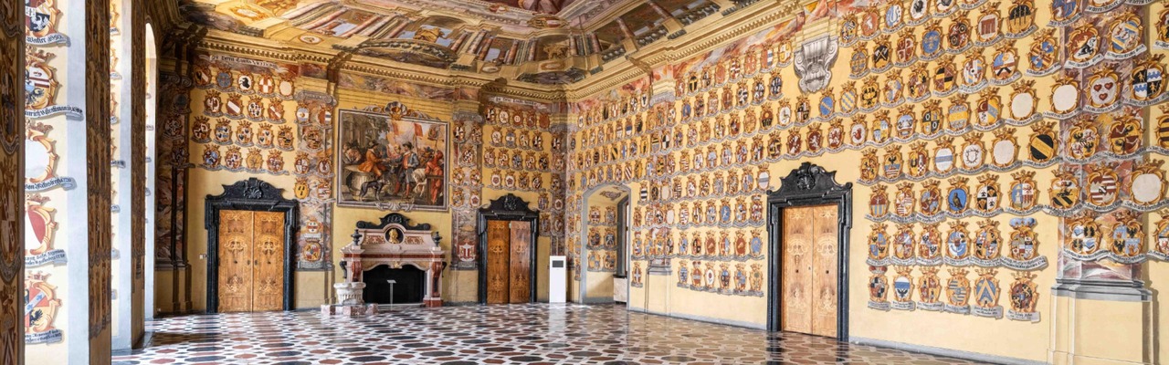 Der Wappensaal im Landhaus Klagenfurt