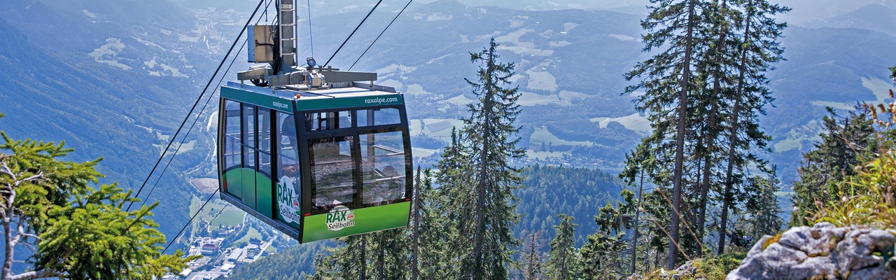 Cable car on the Raxalpe