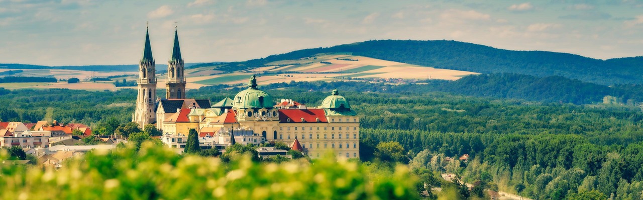 Panorama vom Stift Klosterneuburg