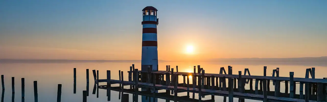 Sunset at Lake Neusiedl