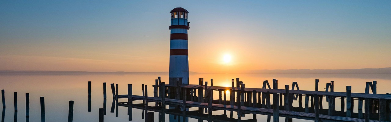 Sonnenuntergang am Neusiedler See