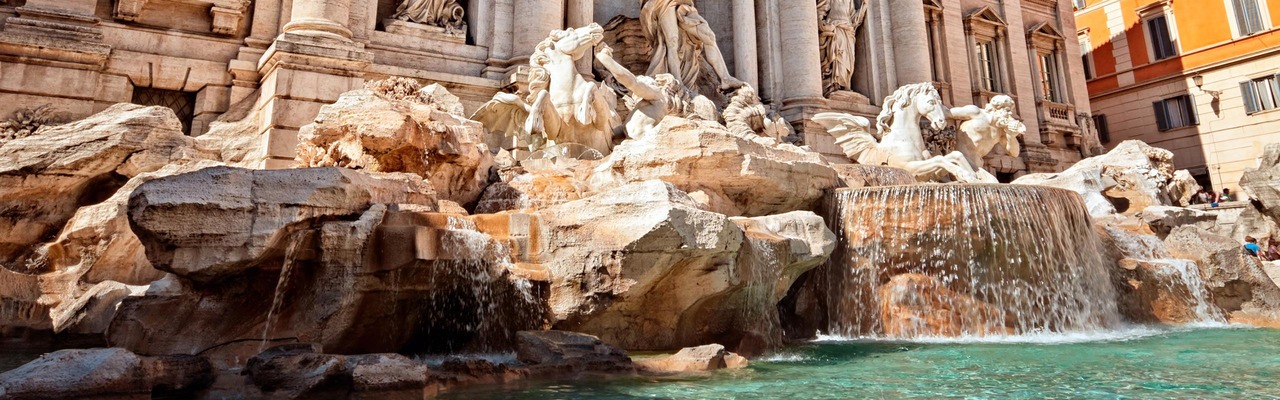 Trevi Brunnen in Rom