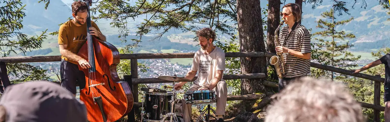 Musiker am Berg