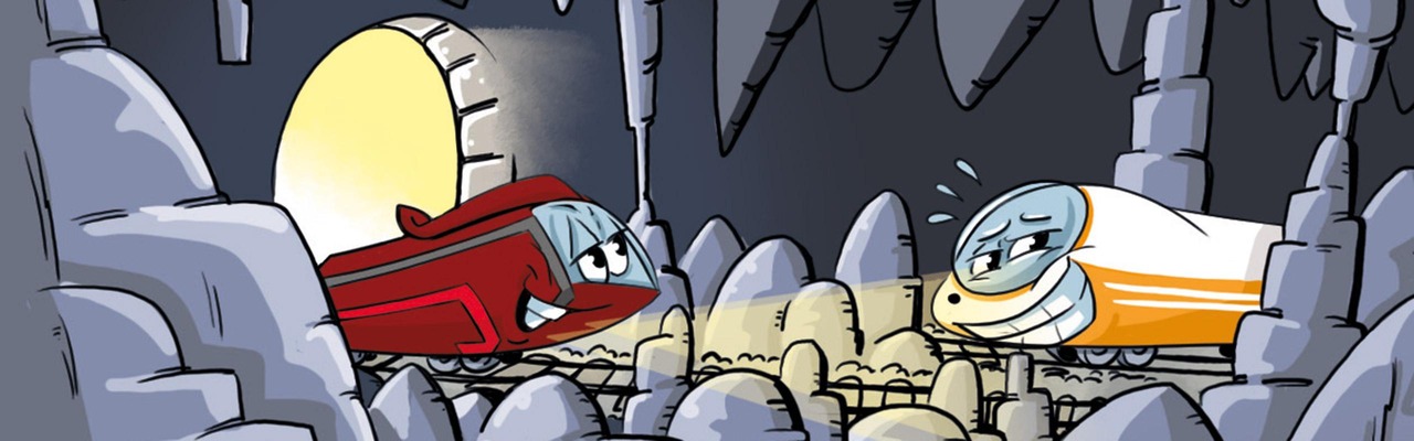 Timi Taurus in einer Höhle
