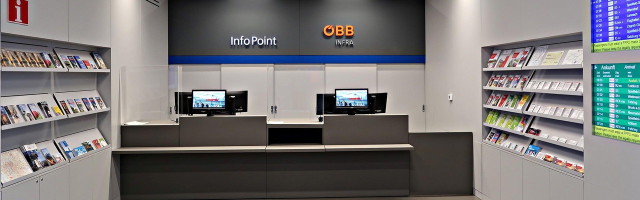 Infopoint Schalter in Graz