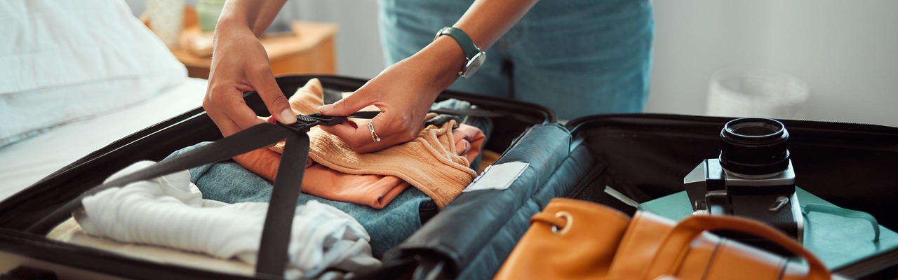 Suitcase is packed