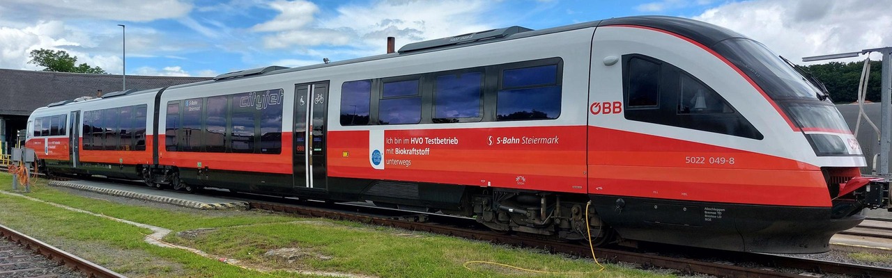 Desiro-Triebwagen mit HVO-Antrieb