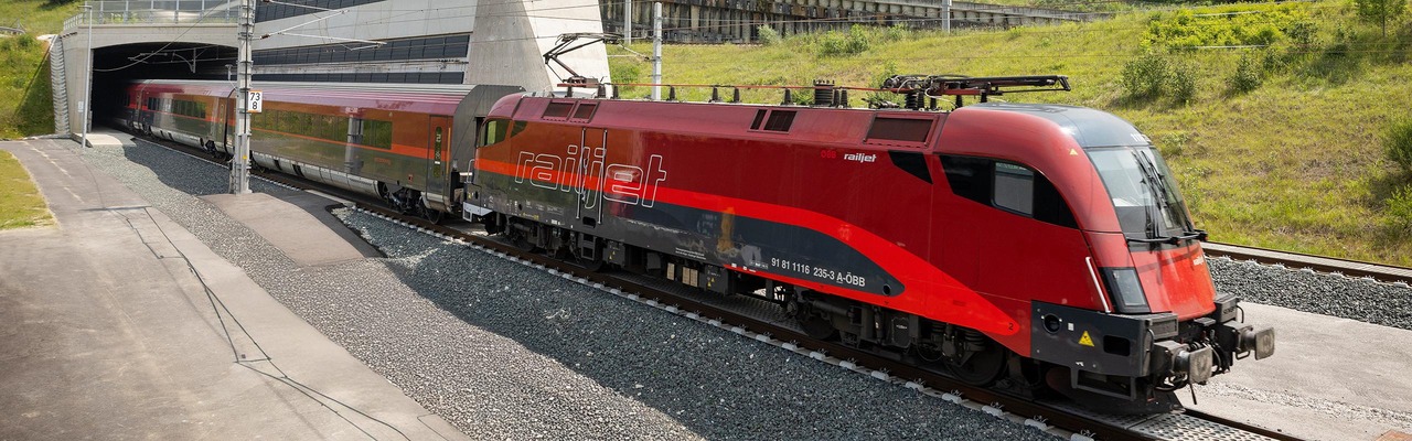 Railjet auf der Koralmbahn