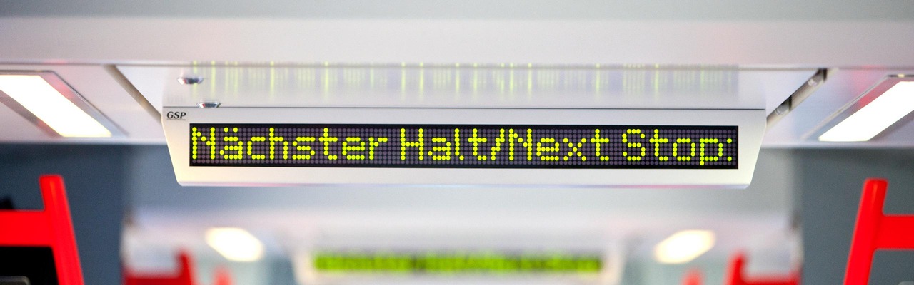 Talent Displayanzeige "Nächster Halt"