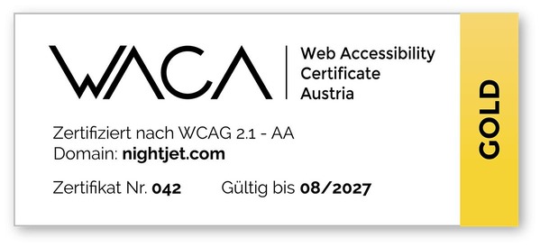 WACA Zertifizierung "Gold"