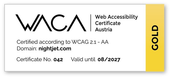 WACA Zertifizierung "Gold"