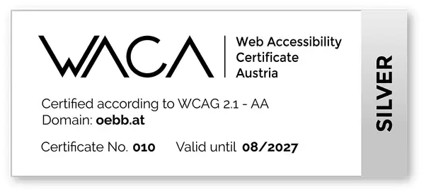 WACA Zertifizierung "Silber"