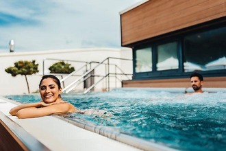 Außenaufnahme der Therme Kärnten