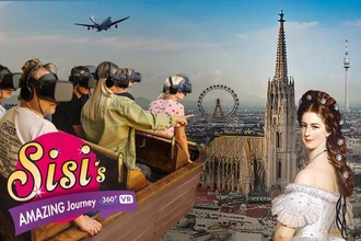 Sujet Sisi Journey - people sit in Halle with VR glasses