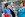 Three senior women on the platform in front of ÖBB Railjet