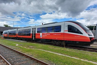 Desiro-Triebwagen mit HVO-Antrieb