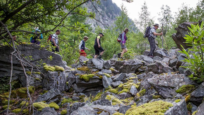 Wanderer im Seebachtal