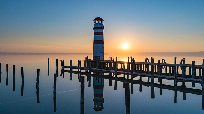 Sunset at Lake Neusiedl