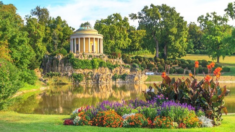 Park im Schloss Esterhazy im Burgenland