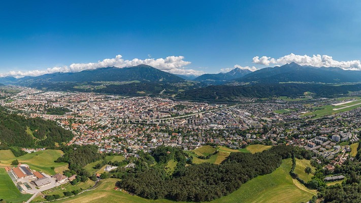 Panorama über Innsbruck
