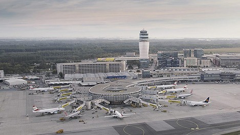 Flughafen Wien Außenansicht