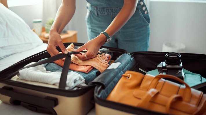 Suitcase is packed