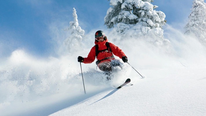 Skifahrer auf der Piste, Erlebnistickets