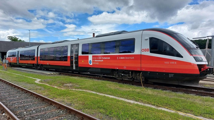 Desiro-Triebwagen mit HVO-Antrieb