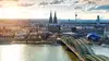 Panorama of Cologne across the Rhine