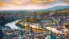 Panorama of Salzburg in autumn