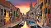 Venice canal dusk 