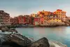 Genua Hafenpanorama