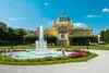 Zagreb Pavillon Springbrunnen