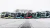 Fünf E-Busse