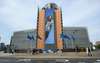 The new banner NextGenerationEU on the front of the Berlaymont building