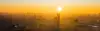 Sunset over the Munich skyline