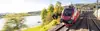 Dynamische Railjet-Aufnahme von vorne