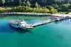 Ship at the landing stage of the Wörthersee shipping company