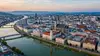 Panoramic view of Linz