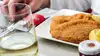 Drinks and meals in the dining car