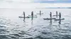 Surfboard Paddler am Bodensee