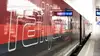 "railjet" Schriftzug auf dem Zug