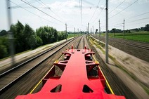 TransANT freight wagon on open track