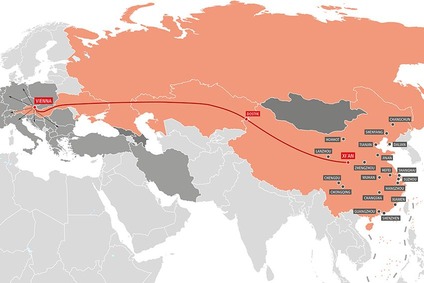 TransFER China–Vienna Karte