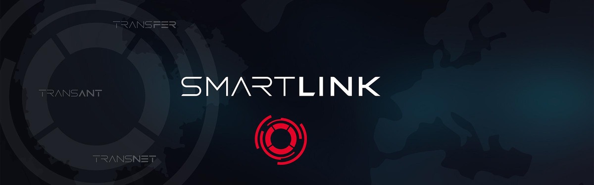 Header-Grafik mit „SMARTLINK“ Schriftzug und rotem Logo.